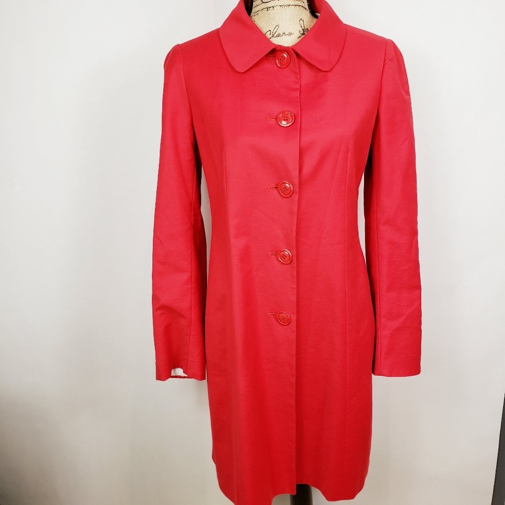 Moschino cheap and chic red trench coat